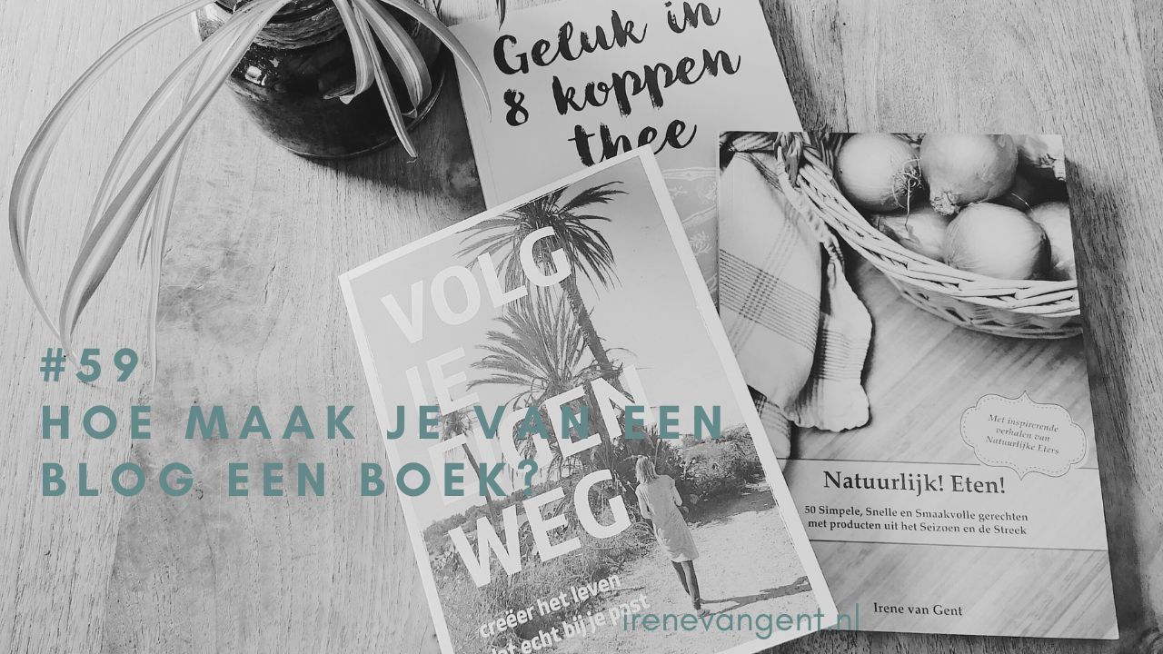 hoe maak je van een blog een boek